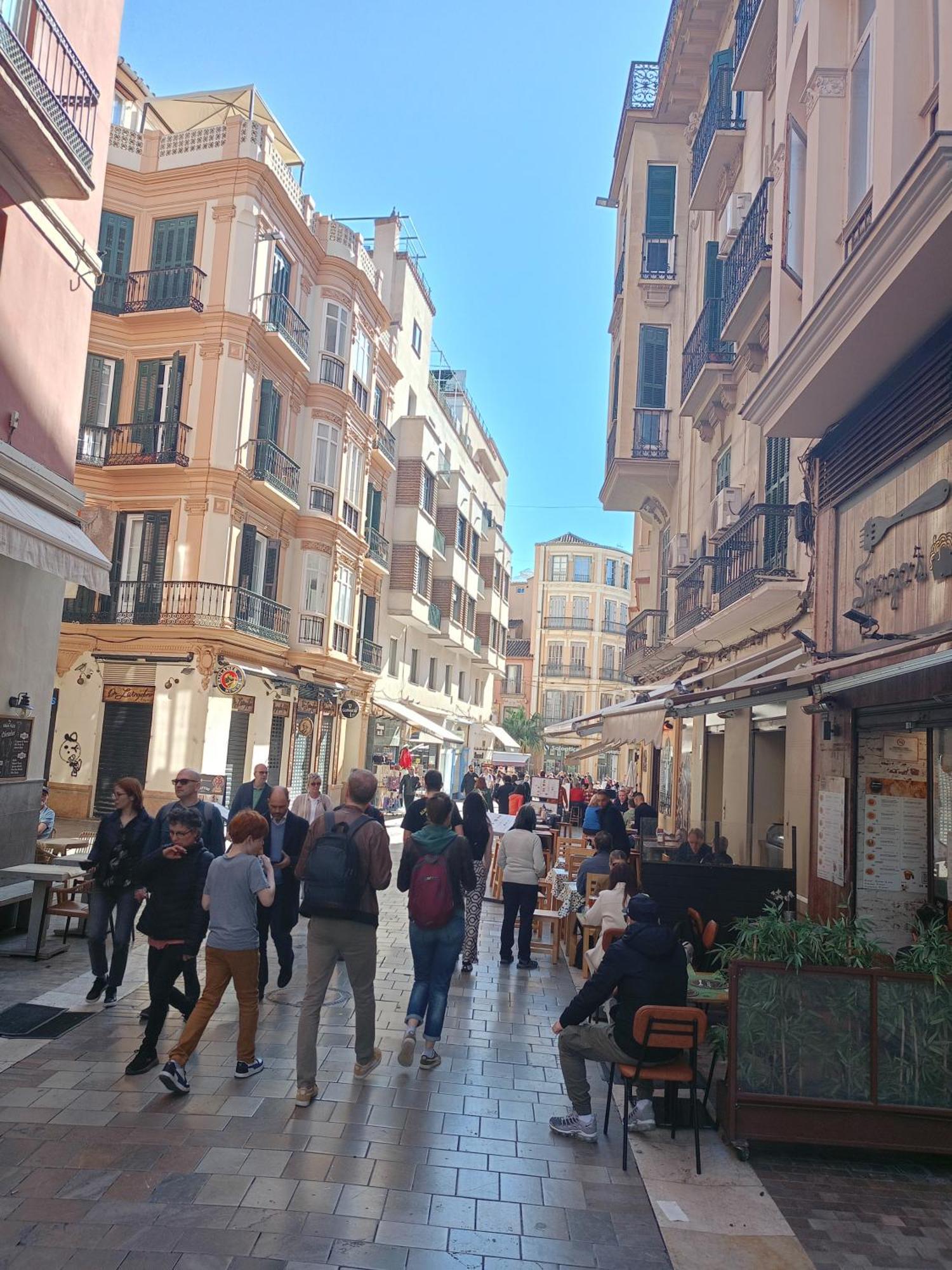 Small Stylish Room With Comfortable Queen-Size Bed In Very Large, Beautifully Decorated Shared Flat In The Historic Centre Of Málaga Eksteriør billede
